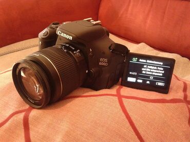 фотокамера canon powershot sx410 is black: Barter mümkündür Canon 600d ideal veziyetde kart adapter 18x55 cemi 22