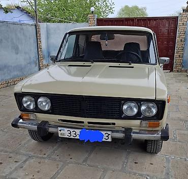 gt la bomba: VAZ 2106 sedan, bej rəng. Klassik kuzov dizaynı, xrom ön və arxa — 1