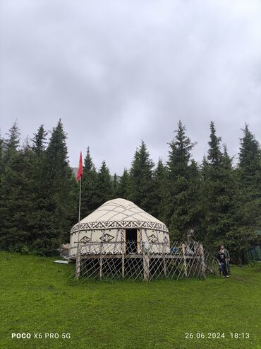 Продажа юрт: Продажа юрты, Каркас Деревянный, 85 баш, Диаметр: 6 метров — 7