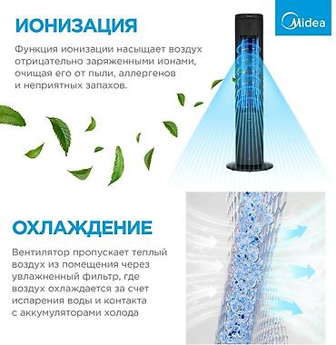 Вентиляторы: Башенный климатический вентилятор-охладитель Midea Воздухоохладитель — 9