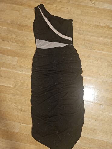 haljine od muslina: S (EU 36), color - Black, Evening, With the straps