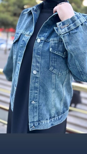 cins pencəklər: Женская куртка 2XL (EU 44), цвет - Синий