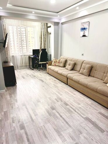 2х комнатные квартиры в джалал абаде: 2 комнаты, 50 м², Элитка, 12 этаж, Евроремонт