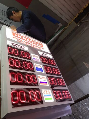 Изготовление рекламных конструкций: Курсовик на заказ Курсовики электронные Курс валют Табло для — 4