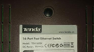 dtf printer: Коммутатор 16 портовые TENDA TEH160SK, ✔ Неуправляемый коммутатор ✔ 16 — 4