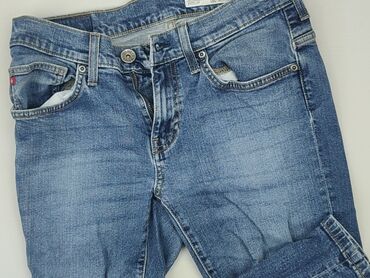 niebieska bluzki damskie: Jeans, L (EU 40), condition - Good