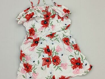 sukienki damskie letnie w kwiaty: Kombinezon Damski, H&M, 2XS, stan - Dobry