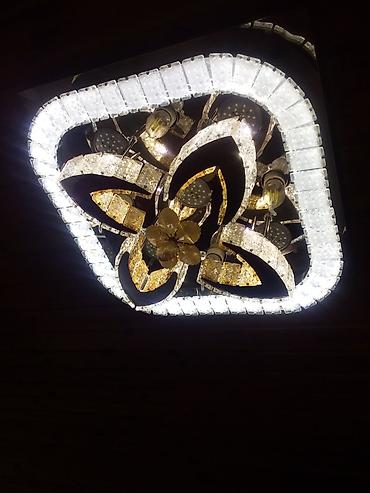 60x60 led panel: Led Çılçıraq, 4 və daha çox lampa, Xrustal — 4
