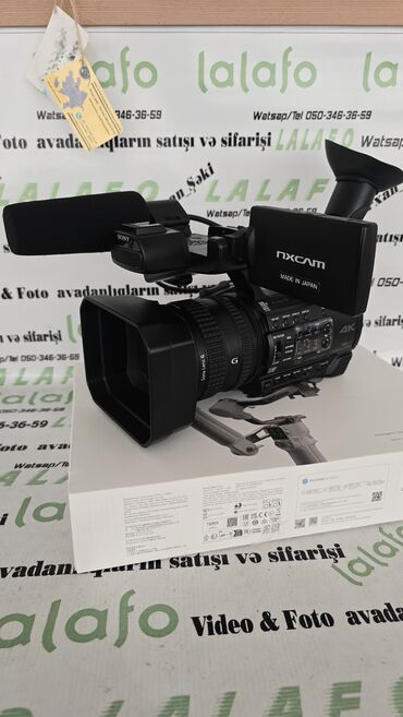 Videokameralar: Sony NXCAM NX200 4K peşəkar videokamera. Gəlmədir Azərbaycanda — 3