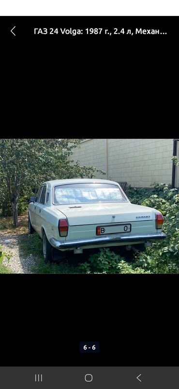 шины на масквич: ГАЗ 24 Volga: 1980 г., 2.4 л, Механика, Седан