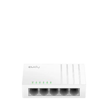 kamputur: №: 8833 Məhsulun adı: CUDY FS105D 5-Portlu 10/100 Mbps Desktop Switch — 2