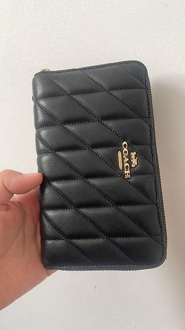 Капчыктар: Кошелёк COACH (оригинал Америка) на молнии среднего размера - — 2