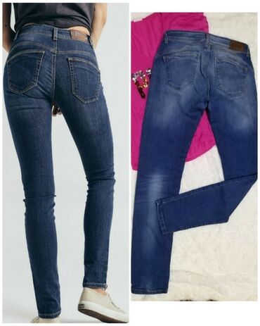 pantalone boule: 30, Teksas, Normalan struk, Skinny