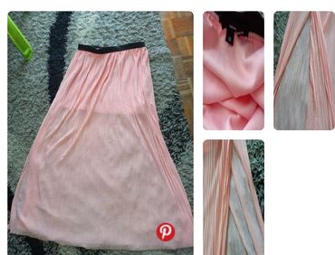 Skirts: L (EU 40), Maxi, color - Pink