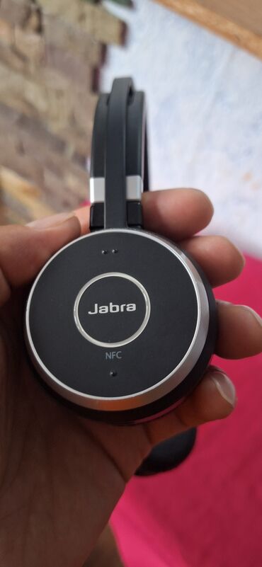 Наушники: Полноразмерные, Jabra, Б/у, Беспроводные (Bluetooth), Для переговоров