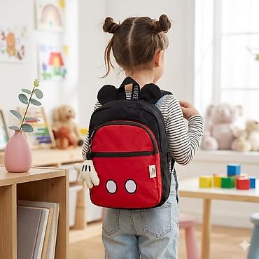 kipling monkey: Детский рюкзак с ушками и подвеской-перчаткой - Дизайн — 2