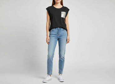 koszulki bez rękawów damskie abercrombie amp: Reserved, Women`s T-shirt, size M