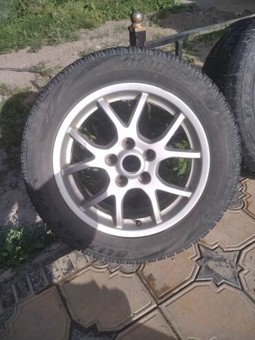 Диски: Железные Диски R 16 Honda, Комплект, отверстий - 5, Б/у