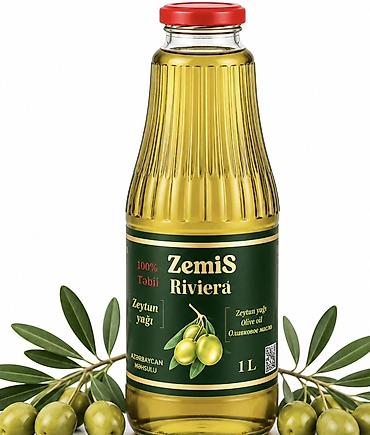 Растительное масло: ZemiS Riviera zeytun yağı – 100% təbii - Növ: Zeytun yağı (Riviera) - — 1