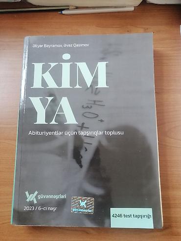 Kimya güvən nəşri qayda. Kitab əla vəziyyətdədir. İşlənməyib. 2023 cü