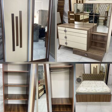 Otaq qapıları: Yataq desti 550 Azn. Dolab olcu 140*2* 60 sm. Taxt 2*160. Matras