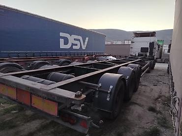 park maşnı: Konteyner daşıyan qoşqu satılır. - 3 oxlu, hava yastıqlı asqı sistemi — 3