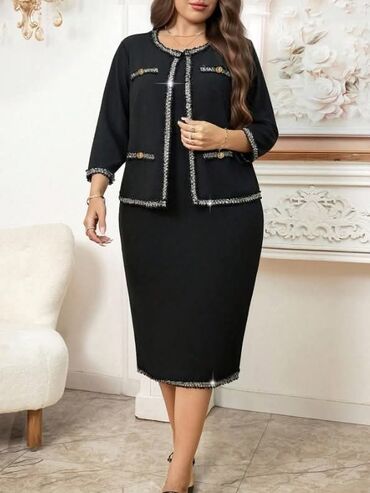 Kompleti: Jednobojni, bоја - Crna — 4