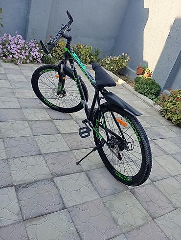 mtb velosipēdi: Çox az sürülüb MTB dağ velosipedi – Odiosa markalı, qara-yaşıl dizayn — 3