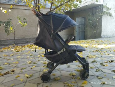 современные коляски для новорожденных: Коляска, цвет - Черный