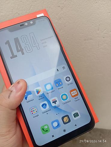 redmi note 6 pro: Xiaomi 64 GB, rəng - Qara, 
 İki sim kartlı — 2