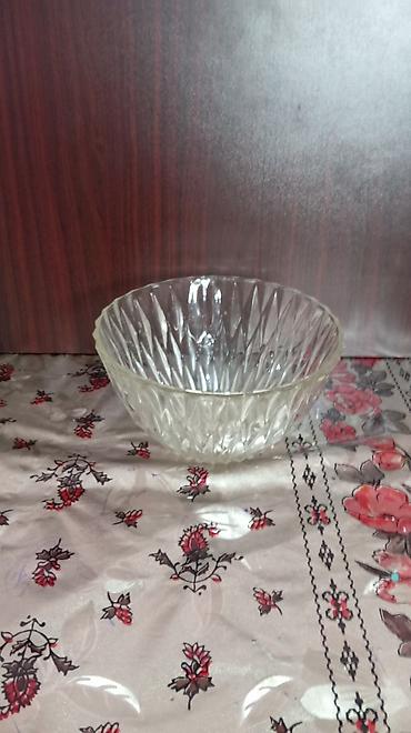 Digər dəstlər və servizlər: Kəsma naxışlı şüşə qab dəsti - 2 ədəd dərin şirniyyat/meyvə qabı – — 11