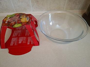 blue lock: Стеклянная миска BORCAM Pasabahce - Объем: 3000 мл (100 oz) - — 3