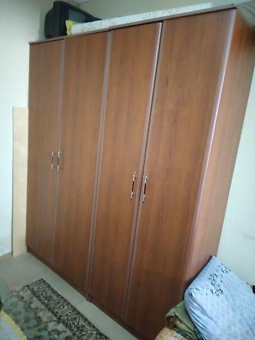 Dörd qapılı geyim dolabı - Material: laminat/LDSP ağac teksturalı lalafo.az -da Dörd qapılı geyim dolabı - Material: laminat/LDSP ağac teksturalı