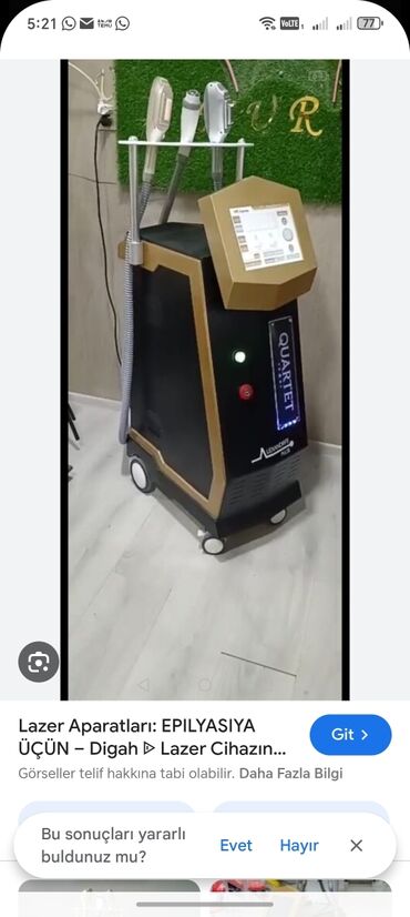 Lazer aparatları: Aleksandrit — 9