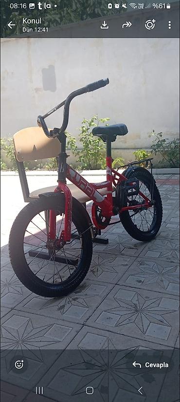 velosipedler 24: Uşaq velosipedi – Ural, 16 düymlük təkərlər Xüsusiyyətlər: - Rəng — 2