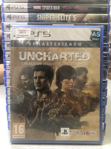 uncharted 5: Playstation 5 üçün uncharted oyunu. Yenidir, barter və kredit yoxdur