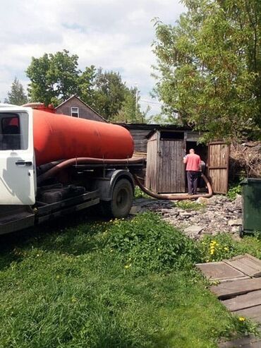 дополнительный бак: Откачка септик туалет продувка канализации чистка углубление