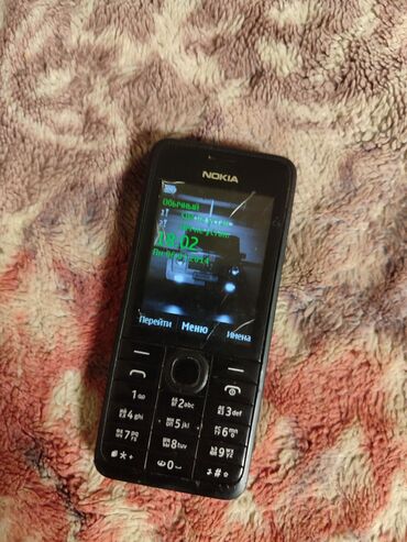 нокиа 301: Nokia 1, Б/у, цвет - Черный, 2 SIM