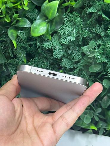 Apple iPhone: IPhone 15 Pro Max, Б/у, 256 ГБ, Natural Titanium, Кабель, Зарядное устройство, Защитное стекло, 100 % — 6