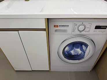 silver kitchen: Комплект для ванной комнаты: тумба под раковину с местом под — 2