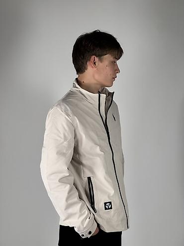 lacoste original: Лёгкая мужская куртка-бомбер с воротником-стойкой - Два универсальных — 5