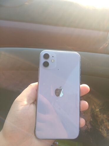 iphone xr цена в бишкеке бу: IPhone 11, Б/у, 64 ГБ, Голубой, Защитное стекло, Чехол, 100 %