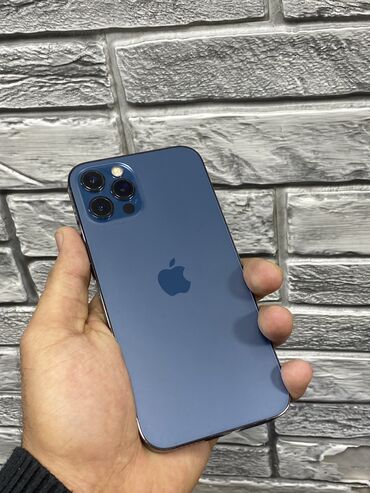 iphone 12 bakı: IPhone 12 Pro, 256 GB, Pacific Blue