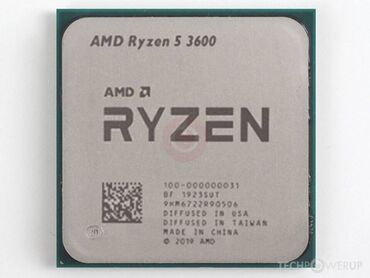 Prosessorlar: Prosessor AMD A4 Ryzen 5 3600, 3-4 GHz, 6 nüvə, İşlənmiş