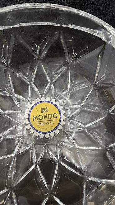kuxna perde: MONDO Original şüşə meyvə/gül qabı – ayaqlı - Brend: MONDO Original — 4
