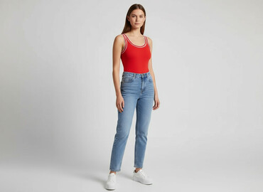 czerwona sukienki na wesele plus size: Sinsay, Жіноче боді, розмір S