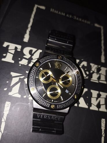 кант 1 май: Мужские Часы Versace Greca Icon С Кварцевым Черным Циферблатом И