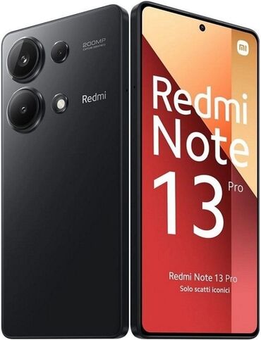 Redmi: Redmi, Redmi Note 13 Pro, Б/у, 256 ГБ, цвет - Черный, 2 SIM