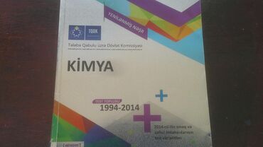 kimya metodik vesait in Azərbaycan | KITABLAR, JURNALLAR, CD, DVD: Kimya test 
376 səhifə, cavablarla