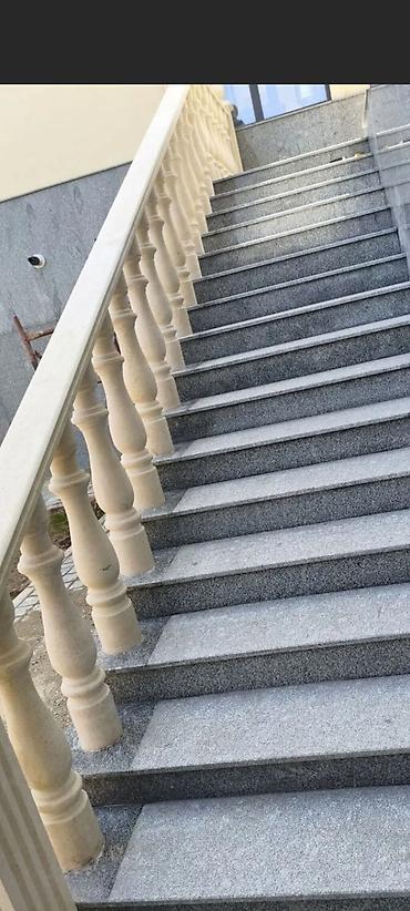 Мраморные и гранитные работы: Лестница сокол тереса балясины перила тумба все виды работы опыт — 5